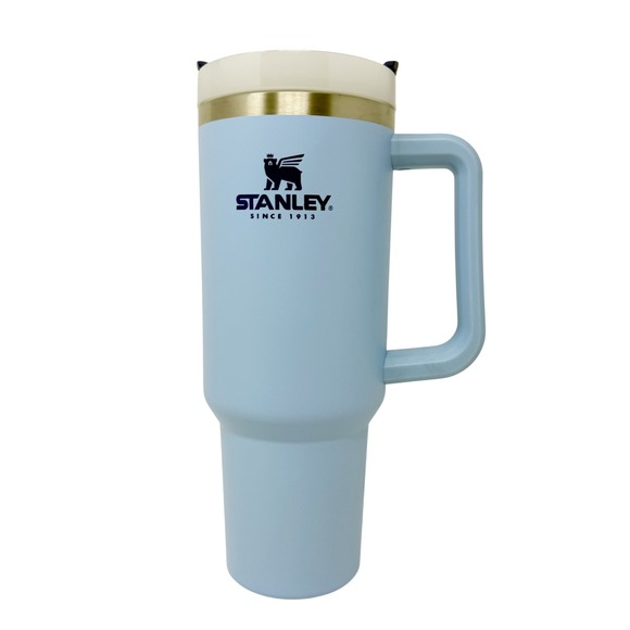 Stanley 40 oz The Quencher H2.0 Flowstate Tumbler Soft Blue - Picture 1 of 9
